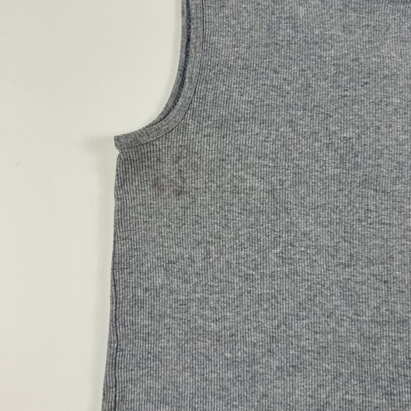 Y2K Tweety Bird Warner Bros Looney Tunes Vintage Grey Ribbed Tank Size Small - Picture 4 of 6